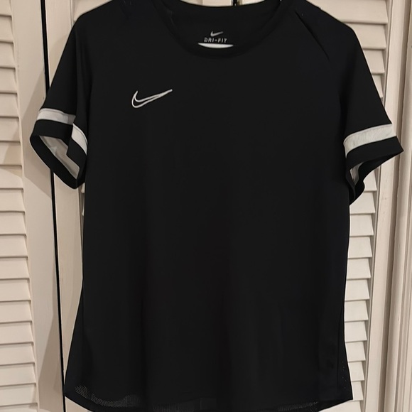 Nike Tops - Nike Black Fitted Polo Jersey